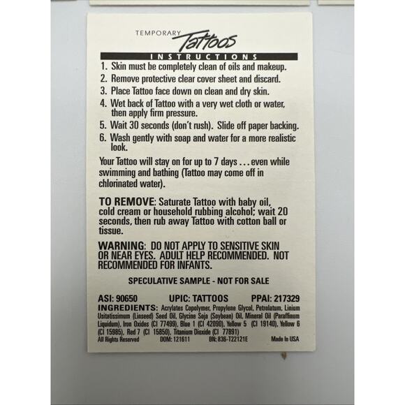 NFL Oakland Las Vegas Raiders Temporary Tattoo Pack Of 10 Face Tattoos Football - Picture 8 of 11